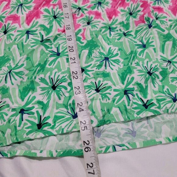 Crown And Ivy Womens Top Size XL Floral Palm Tree Colorful Beach Embroidered - Picture 7 of 7